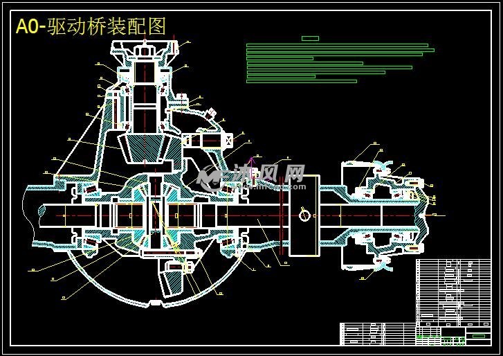 宇通客车zk6119h2客运版后置后驱二轴客车驱动桥设计