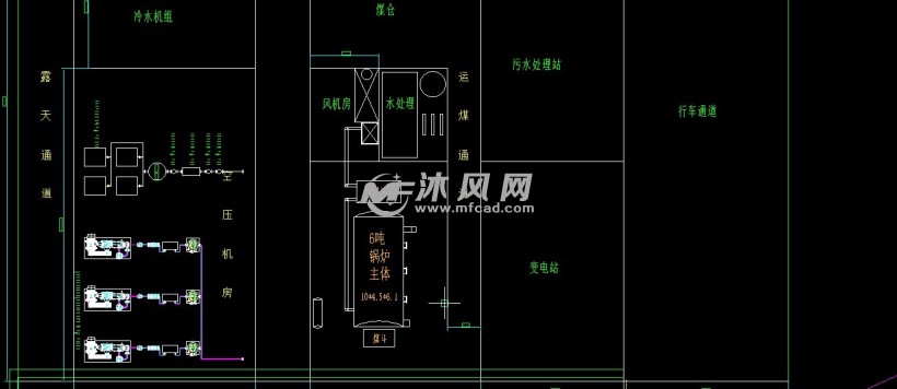 饮料生产线整厂平面布局图