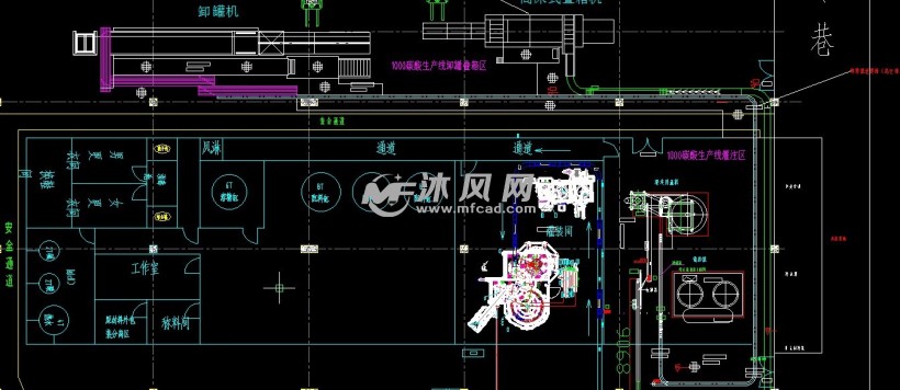 易拉罐罐装含气饮料平面布局图