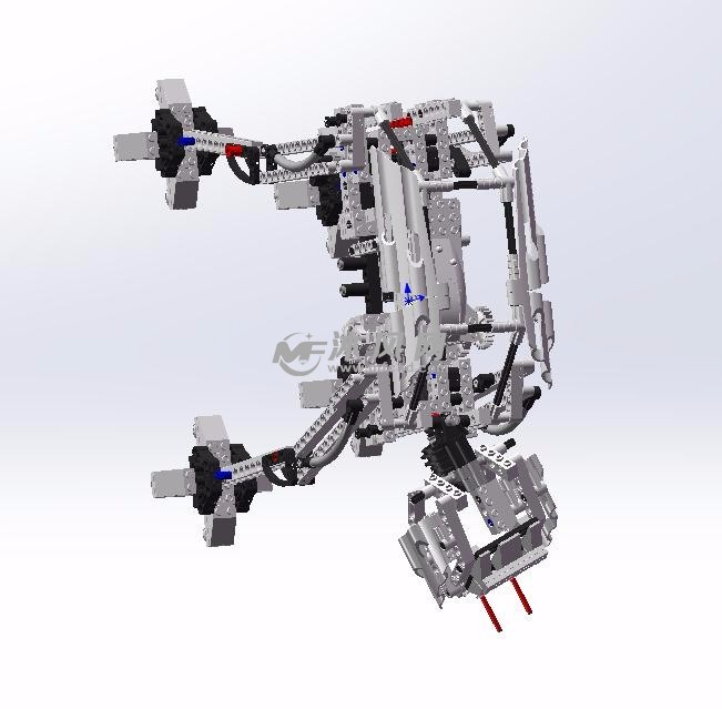 乐高机器人三维模型 - 玩具公仔图纸 - 沐风网