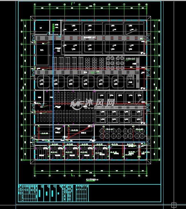 单层钢结构水产品生产车间电气设计施工图