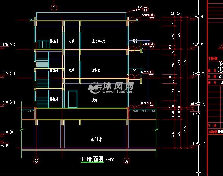 建筑剖面图