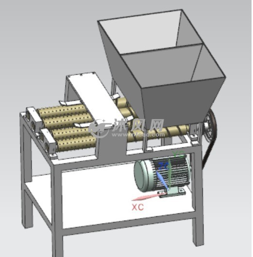 竹笋去皮机的设计