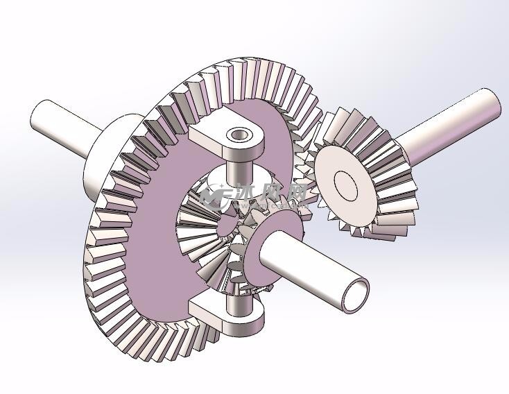 差速器三维模型设计