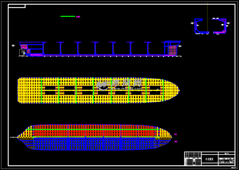散货船结构图