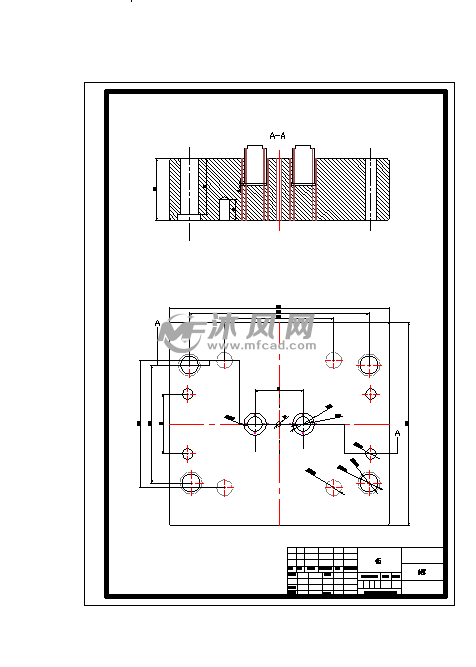 螺母坯注塑模具