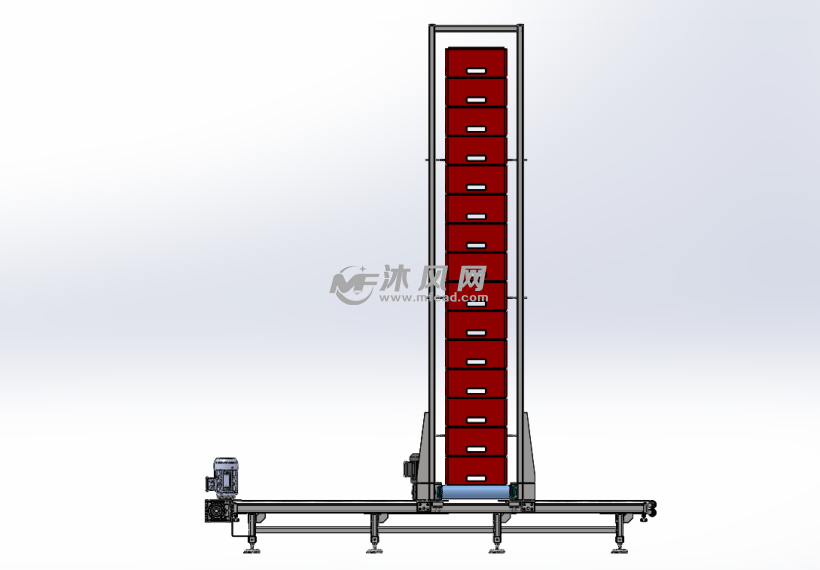 垂直输送机模型设计