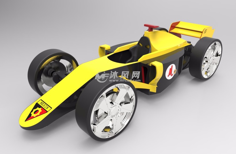 三维f1赛车模型 - 专用车图纸 - 沐风网