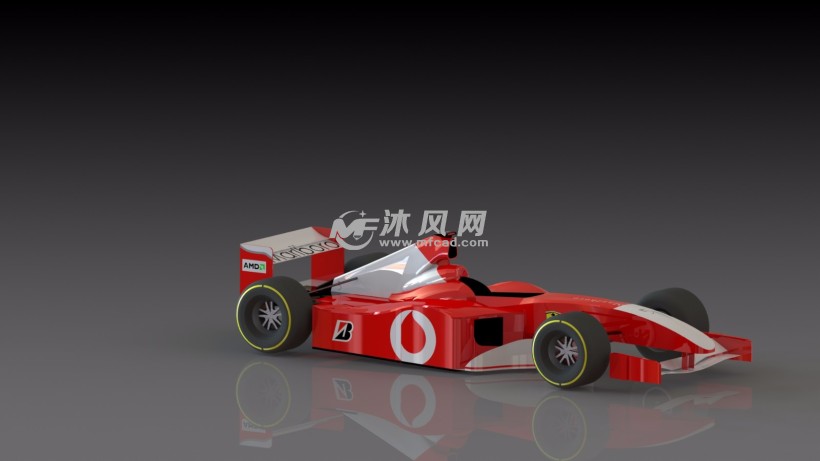 f1赛车图纸模型