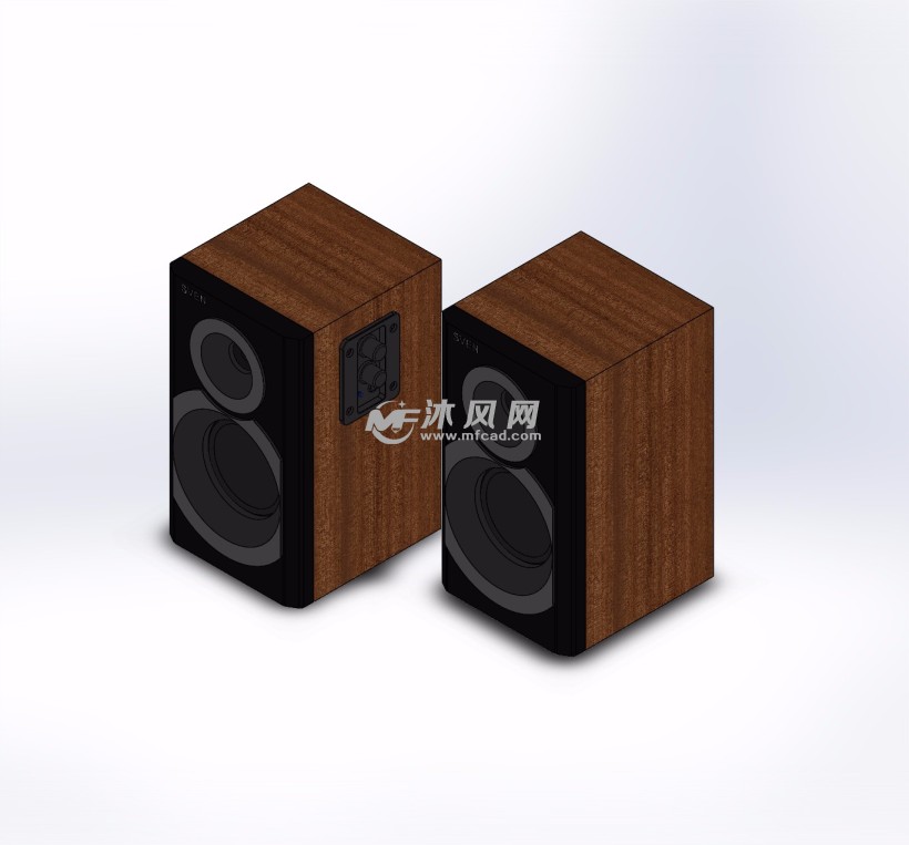 三维音响制作模型图