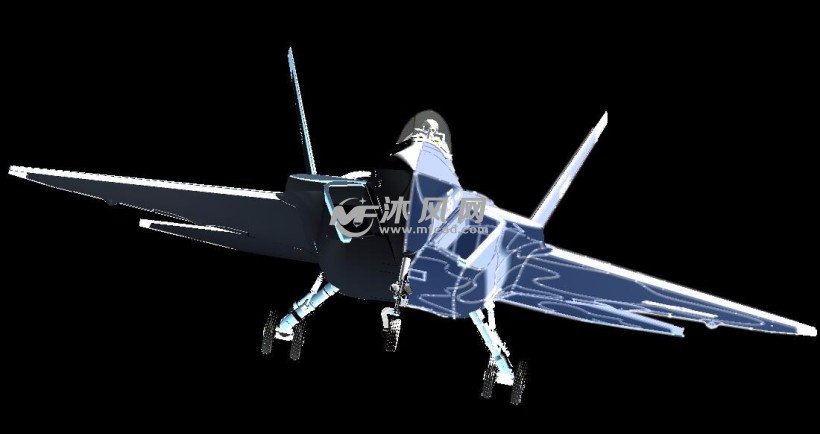 f22猛禽战斗机3d格式cad图
