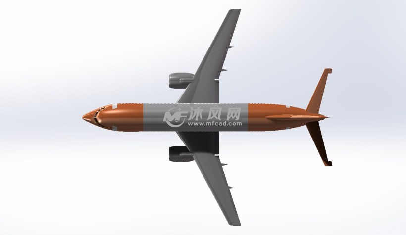 大型1比1波音737-300精准客机模型 - 航空航天图纸 - 沐风网