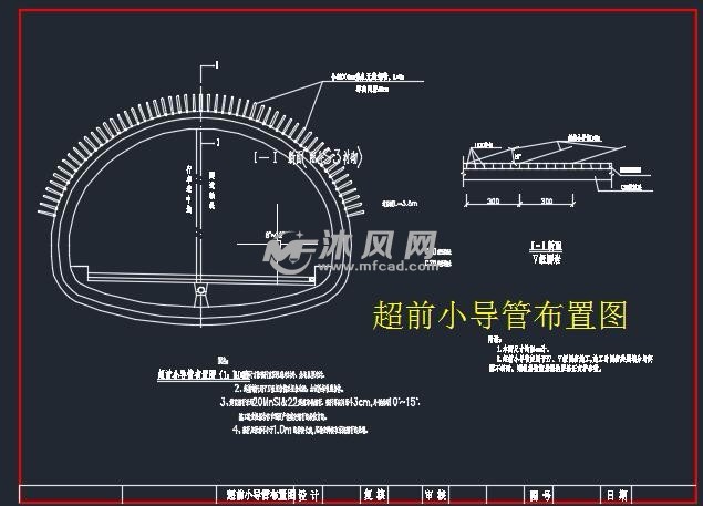 超前小导管布置图