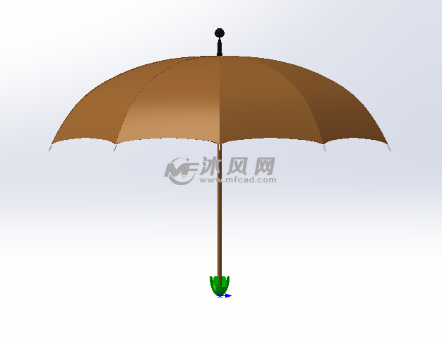 雨伞图纸模型