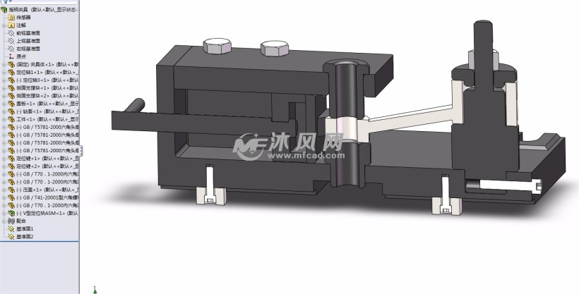 摇臂工件夹具治具工装