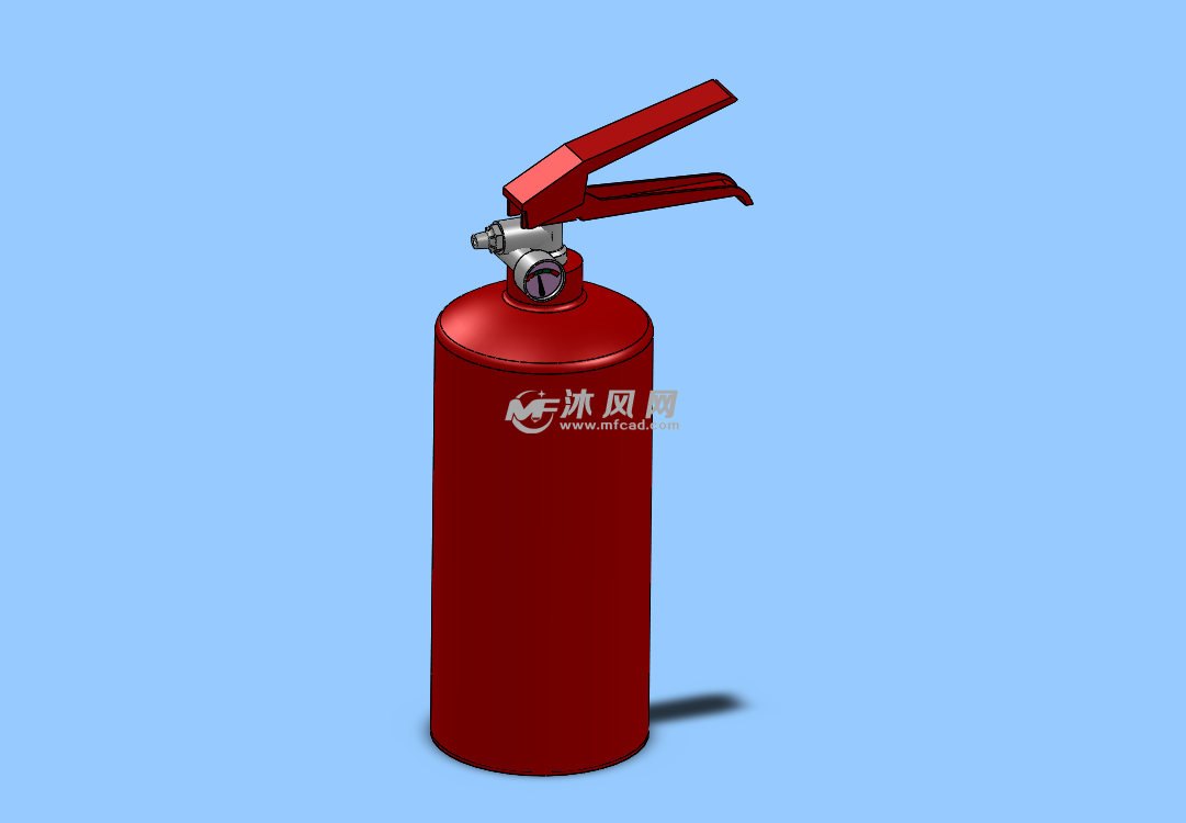 灭火器三维图