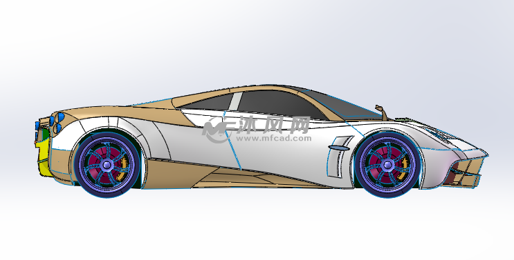 sw全新跑车模型