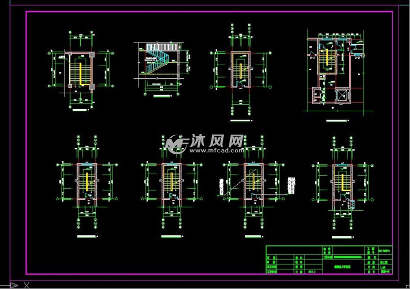 永靖时代16层2号3号高层商住楼建筑设计施工图