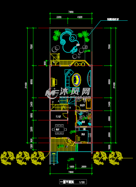 8x14.4农村自建房建筑设计方案图