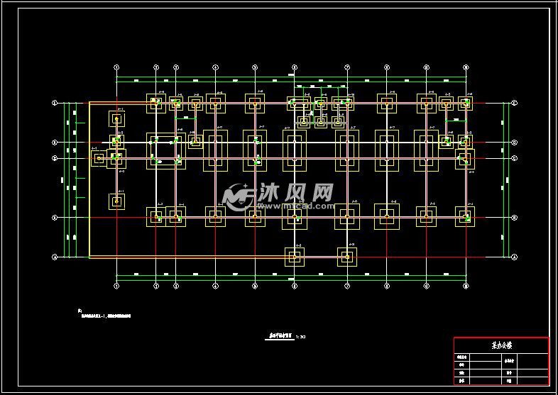 六层钢框架办公楼设计含计算书建筑结构图5810平