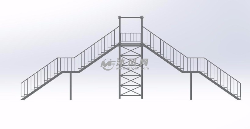 人行天桥模型
