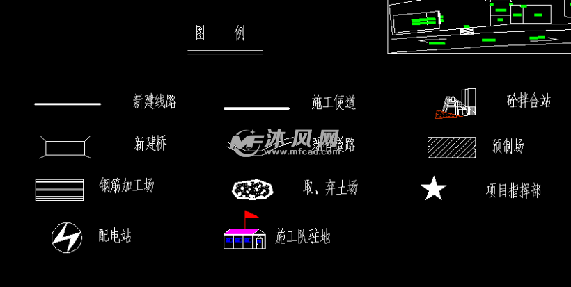 公路施工平面布置图