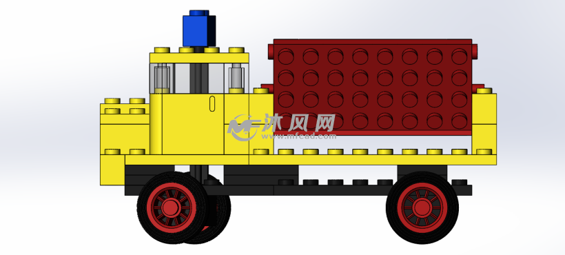 乐高自卸车 玩具公仔图纸 沐风网