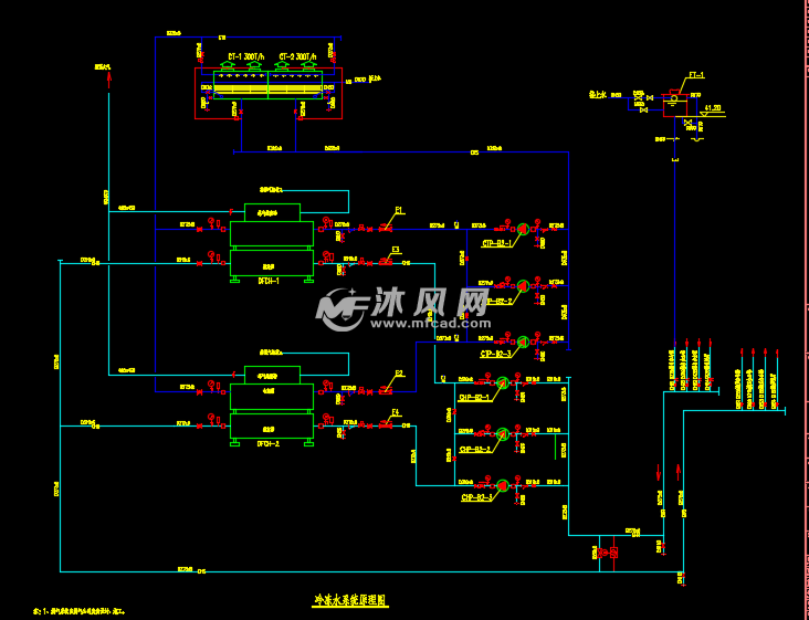 冷冻水系统原理图