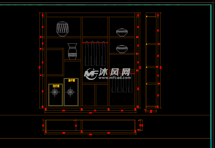 暗门酒店大堂深化图纸