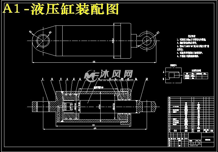 外圆磨床驱动工作台的电液控制系统及液压缸设计