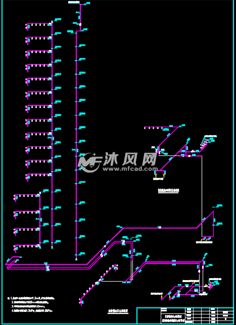 高层酒店建筑给排水设计详细施工图