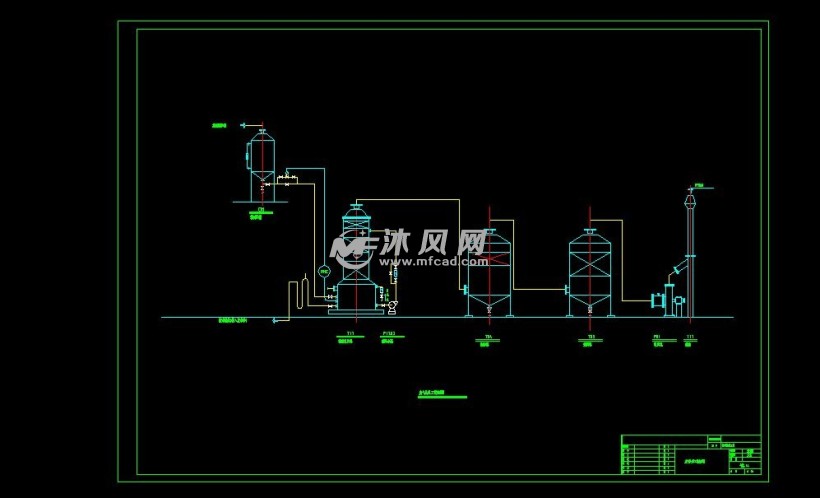 医药化工车间废气处理设备设计图