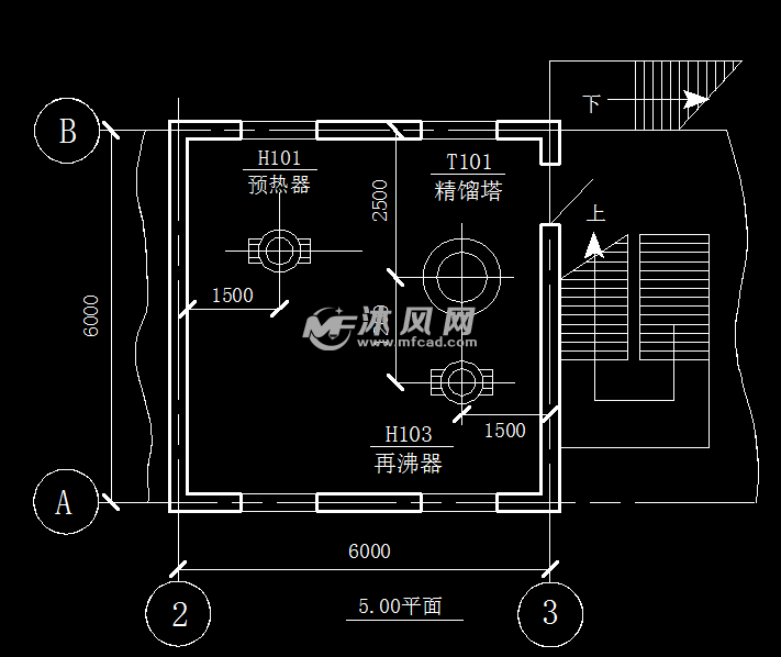 化工车间设备平面布置图