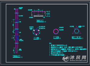 微型桩边坡防护节点详图