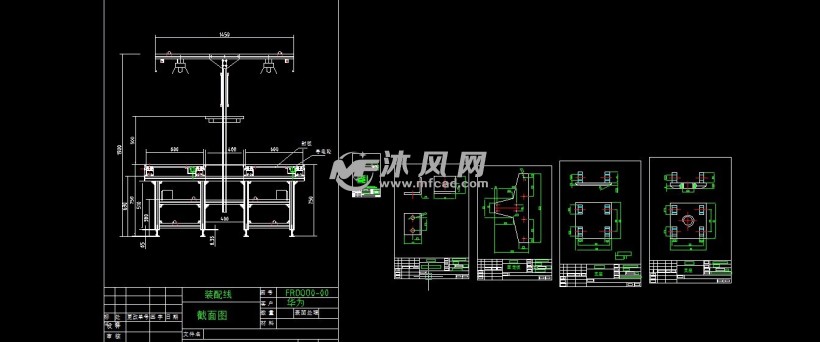 华为生产流水线技术图纸