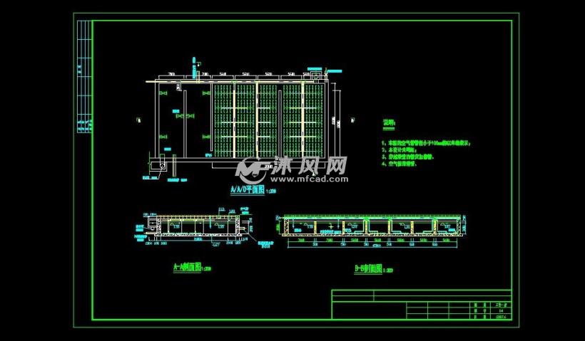 生活污水处理目前最常用的a2o处理工艺图纸