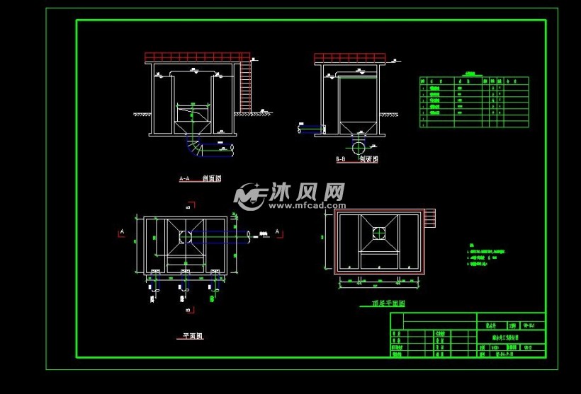 配水井工艺设计图