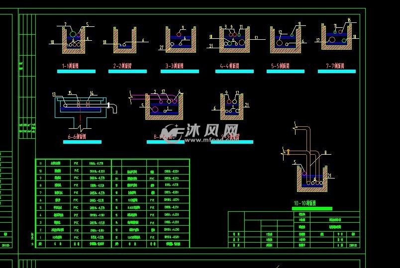 氢氧化钠槽剖面图