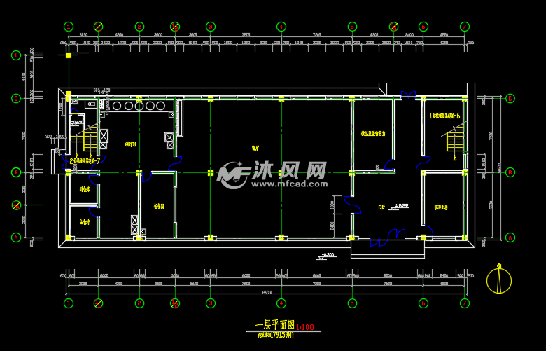 某高校大学生宿舍楼建筑设计图