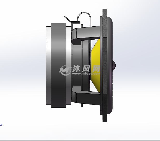 扬声器三维设计模型