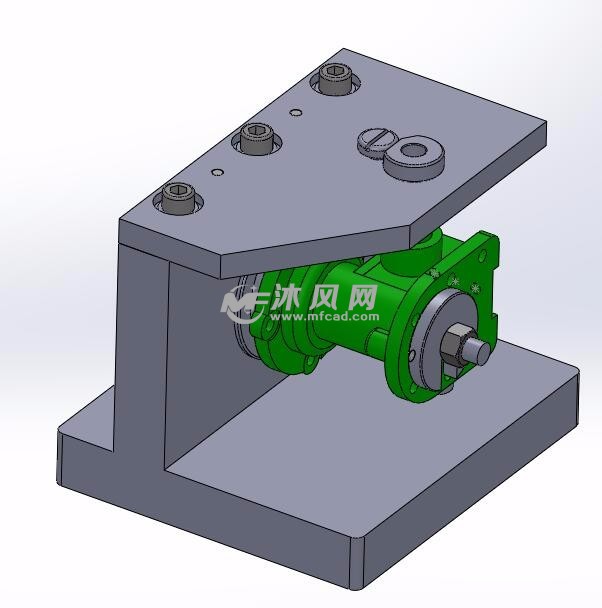 钻床夹具三维图