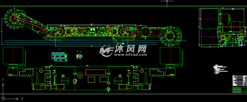 采煤机截割牵引部设计图