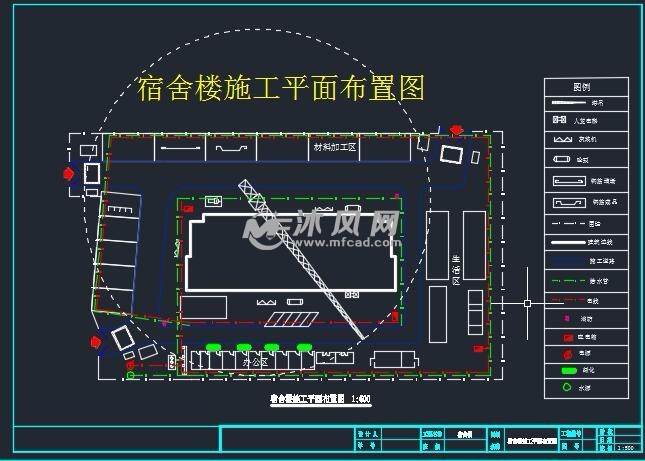 施工平面布置cad图集 - autocad住宅建筑平面图形