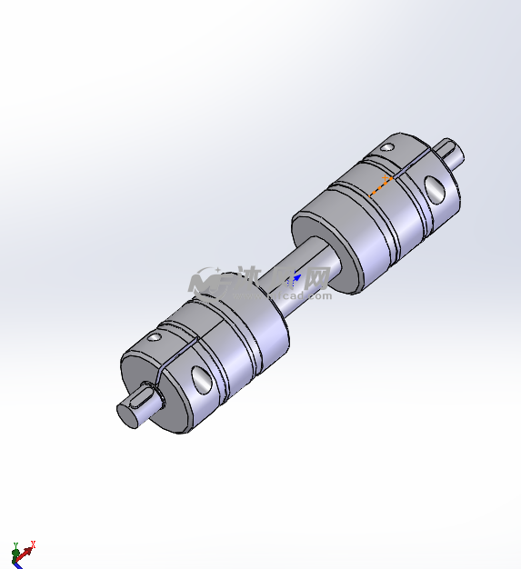转动轴模型图