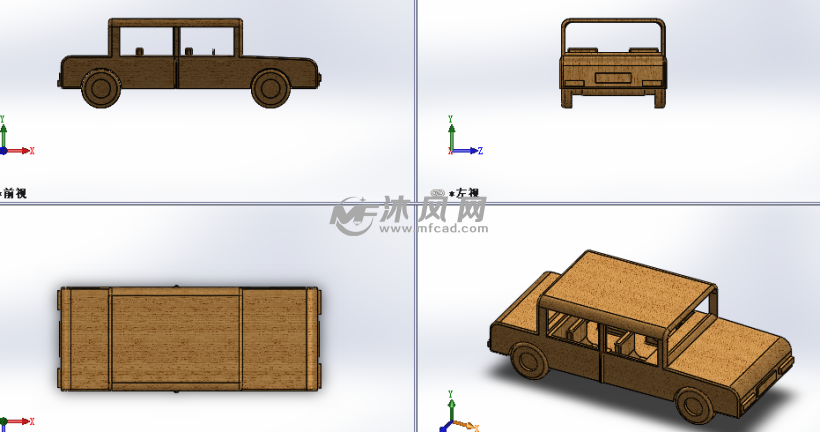 木质玩具车