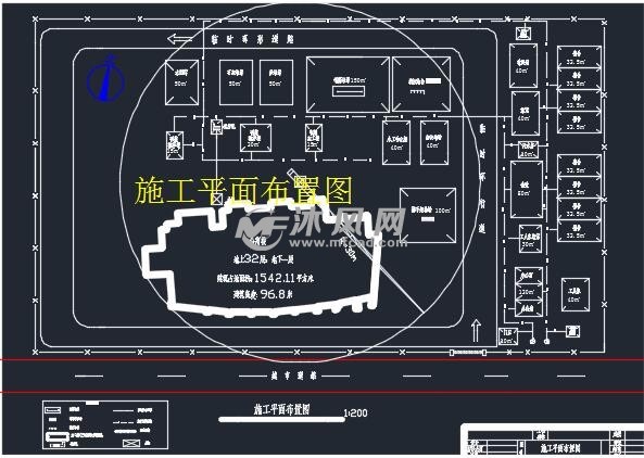 公寓楼施工平面布置图及施工进度计划横道图