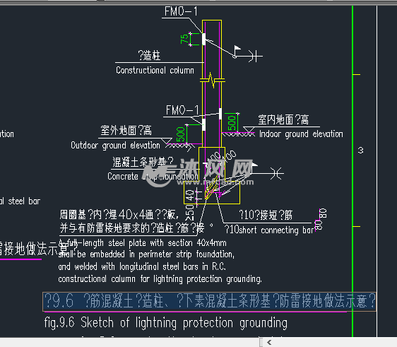防雷接地避雷接地做法详图
