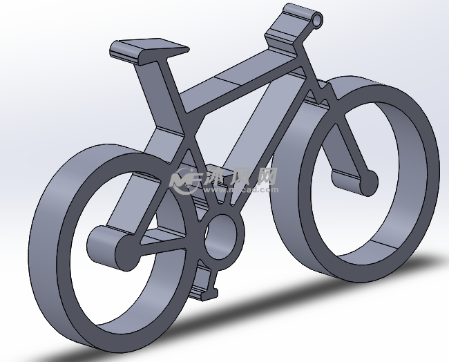 自行车工艺品模型(适合激光,等离子,线切割)