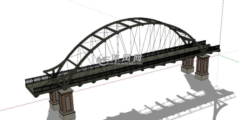 桥梁设计建筑模型