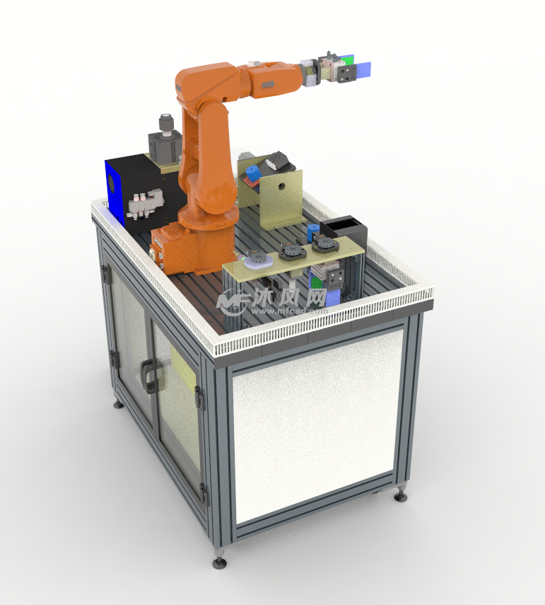 ABB机器人多功能教学工作站